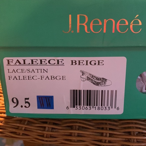 J Renee Faleece Lace/Satin Shoes - Picture 2 of 7